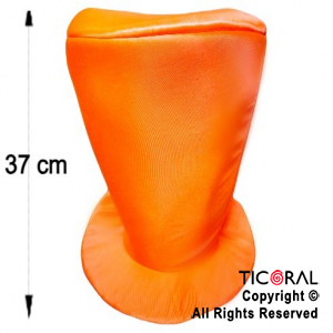 SOMBRERO GALERON JERSEY LISO NARANJA FLUO x 1